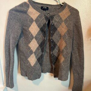 Apt. 9 Women's Grey and Brown Cardigan
